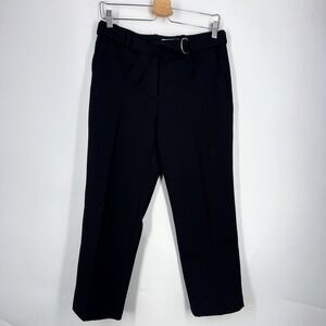 3.1 Phillip LIm Womens Belted Straight Leg Trousers Mid Rise Career Dress Pants